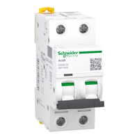 A9F75202 - Acti9 Ic60N, Intreruptor Automat Miniatura, 2P, 2A, curba D, Schneider Electric