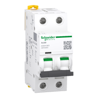 A9F83263 - Acti9 Ic60H, Intreruptor Automat Miniatura, 2P, 63A, curba B, Schneider Electric