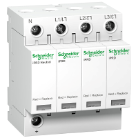 A9L08601 - descarcator Modular Iprd8, 3P + N, 350V, cu Transfer de La Distanta, Schneider Electric