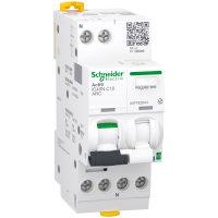 A9TPED610 - Acti9 Active AFDD, Intreruptor automat, detectie arc electric, cu Powertag, iC40N, 1P+N, curba C, 10A, 6kA, Active ARC MCB, Schneider Electric