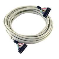 ABFTE20EP200 - connection cable - Twido discrete input to Telefast - 2 x HE10 - 2 m, Schneider Electric