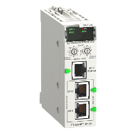 BMXCRA31210 - Modul de comunicare pentru rack-ul de la distanță Ethernet RIO M340, Schneider Electric