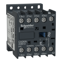 CA2KN22B72 - Contactor Tesys Ca2-K - 2 No + 2 Nc - Instantaneu - 10 A - 24 V C.A., Schneider Electric