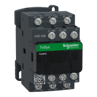 CAD326G7 - Contactor auxiliar TeSys D - 3 ND + 2 NI - <= 690 V - bobină standard 120 V ca, Schneider Electric