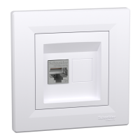 EPH5000121 - Asfora, Priza de date RJ45, cat5e STP, alb, Schneider Electric