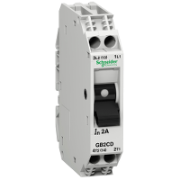 GB2CD21 - Tesys Gb2 - Intreruptor Termo-Magnetic - 1P + N - 16 A - Id = 220 A, Schneider Electric