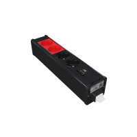 INS44245 - Unica system+, 2xpriza 2P+E+2xpriza R+USB A/C, antracit, Schneider Electric