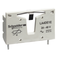 LA4DE1E - TeSys Deca, suppressor module, varistor, 24...48 V AC/DC, Schneider Electric