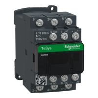 LC1D096MD - Contactor, TeSys Deca, 3P(3 NO), AC-3/AC-3e, <= 440V, 9A, 220V DC coil, Lugs-ring terminals, Schneider Electric