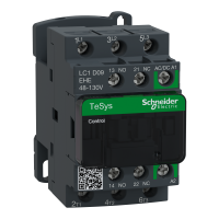 LC1D09EHE - Tesys D Contactor - 3P -= 440 V - 9 A Ac-3 - 48 - 130 V C.A/C.C Bobina, Schneider Electric