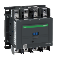 LC1D1150046F7 - contactor, TeSys Deca, 4P(4NO), AC-1 <=440V 200A, 110V AC 50/60Hz coil, lugs/bars terminals, Schneider Electric