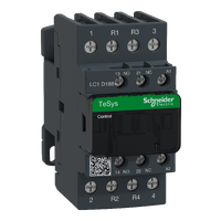 LC1D188E7 - Contactor, TeSys Deca, 4P(2NO+2NC), AC-1, <=440V, 32A, 48V AC 50/60Hz coil, screw clamp terminal, Schneider Electric