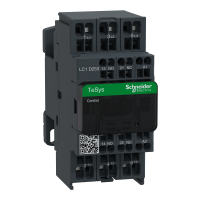 LC1D253B7 - Contactor, TeSys Deca, 3P(3NO), AC-3/AC-3e, <=440V, 25A, 24V AC 50/60Hz coil, spring terminals, Schneider Electric