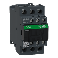LC1D25EL - Contactor, TeSys Deca, 3P(3NO), AC-3/3e, <=440V, 25A, 48V DC low consumption coil, screw clamp terminals, Schneider Electric