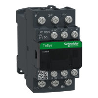 LC1D326BD - Contactor, TeSys Deca, 3P(3 NO), AC-3/AC-3e, 0 to 440V, 32A, 24VDC coil, Lugs-ring terminals, Schneider Electric