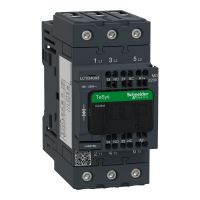 LC1D40A3MD - Contactor, TeSys Deca, 3P(3 NO), AC-3/AC-3e, 0 to 440V, 40A, 220VDC standard coil, Schneider Electric