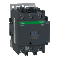 LC1D80Q7 - Contactor, TeSys Deca, 3P(3NO), AC-3/AC-3e, <=440V, 80A, 380V AC 50/60Hz coil, screw clamp terminals, Schneider Electric
