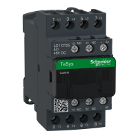 LC1DT25ED - Contactor, TeSys Deca, 4P(4 NO), AC-1, 0 to 440V, 25A, 48VDC standard coil, Schneider Electric