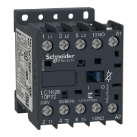 LC1K0610F72 - Contactor Tesys Lc1-K - 3 Poli - Ac-3 440 V 6 A - Bobina 110 V C.A., Schneider Electric