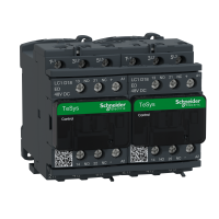 LC2D18ED - Reversing contactor, TeSys Deca, 3P(3 NO), AC-3, 0 to 440V, 18A, 48VDC coil, Schneider Electric