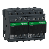 LC2D18G7 - TeSys Deca reversing contactor,3P(3NO),AC-3,<=440V 18A,120V AC coil, Schneider Electric
