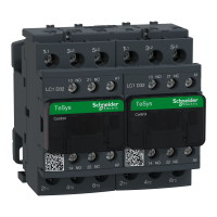 LC2D32P7V - Reversing contactor, TeSys Deca, 3P(3 NO), AC-3, 0 to 440V, 32A, 230VAC coil, with mechanical and electrical interlocking, Schneider Electric
