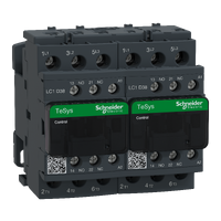 LC2D38P7 - Reversing Contactor, TeSys Deca, 3P(3NO), AC-3, <=440V, 38A, 230V AC 50/60Hz coil, screw clamp terminals, Schneider Electric
