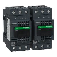 LC2D40A3FE7 - TeSys Deca reversing contactor,3P(3NO),AC-3,<=440V 40A,115V AC coil, Schneider Electric