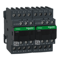 LC2DT32P7 - Changeover Contactor, TeSys Deca, 4P(4NO), AC-1, <=440V, 32A, 230V AC 50/60Hz coil, screw clamp terminals, Schneider Electric