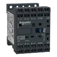 LP1K0601BD3 - Contactor Tesys Lp1-K - 3 Poli - Ac-3 440 V 6 A - Bobina 24 V C.C., Schneider Electric
