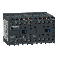 LP2K09105BD - Contactor Reversibil Tesys K - 3P - AC-3, 440 V, 9 A - 1NO - 24 V, Schneider Electric