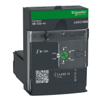 LUCC1XES - unitate de comandă av. LUCC - clasă 10 - 0,35...1,4 A - 48...72 V c.c./c.a., Schneider Electric