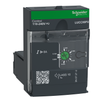 LUCCX6FU - unitate de comandă av. LUCC - clasă 10 - 0,15...0,6 A - 110...220 V c.c./c.a., Schneider Electric