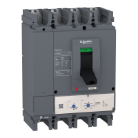 LV540309 - circuit breaker, EasyPact CVS400F, 36kA at 415VAC, 400A, TM-D trip unit, 4P3d, Schneider Electric