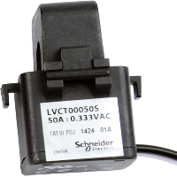 LVCT00050S - LVCT 50 A - 0.333 V output - split core CT - Ø=10 mm x H=11 mm, Schneider Electric