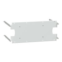 LVS03425 - Mounting Plate, PrismaSeT P & G, for Transfer Pact, 160A, 3P/4P, vertical fixed, W650, Schneider Electric