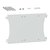 LVS03429 - Mounting Plate, PrismaSeT P, for TransferPacT, 650/250A, 3P/4P, W650/ W650 +150mm, Schneider Electric