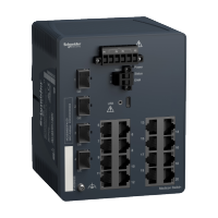 MCSESM203F4LG0 - network switch, Modicon Networking, managed, 16 ports for copper with 4Gigabit SFP, Schneider Electric