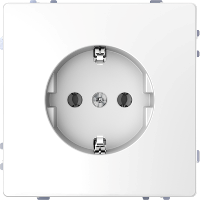 MTN2301-6035 - SCHUKO socket-outlet, screwless terminals, lotus white, System Design, Schneider Electric