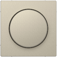 MTN5250-6033 - Central plate, Merten System M, with rotary knob, sahara, Schneider Electric
