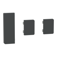 MTN6193-6034 - Set de 3 clapete - 1x1/2+2x1/4 pentru Push buton KNX Dynamic Labelling System Design, antracit, Schneider Electric