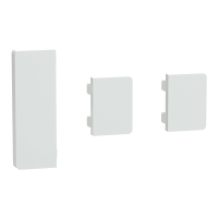 MTN6193-6035 - Set de 3 clapete - 1x1/2+2x1/4 pentru Push buton KNX Dynamic Labelling System Design, alb lotus, Schneider Electric