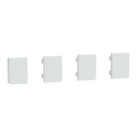 MTN6194-6035 - Set de 4 clapete 1/4 pentru Push buton KNX Dynamic Labelling System Design, alb lotus, Schneider Electric