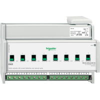MTN647895 - Actuator KNX 8x230/16A cu detectie de curent si comanda manuala, Schneider Electric