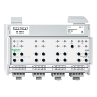 MTN649808 - Actuator jaluzele KNX 8x/10A, comanda manuala, Schneider Electric