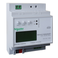 MTN6725-0001 - KNX DALI-Gateway REG-K/1/16(64)/64/IP1, Schneider Electric