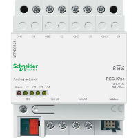 MTN682291 - Actuator analogic KNX , 4 canale, Schneider Electric