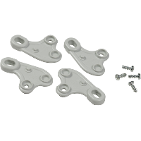 NSYAEFTB - Fixing lugs in thermoplastic PC and screws. for boxes = H150xL150 mm., Schneider Electric