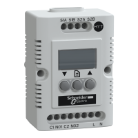 NSYCCOHYT120VID - Climasys Cc, Higrotermostat Electronic, 95 , 135V, Temp -40…80°C, Hr 20…80%, Schneider Electric