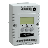 NSYCCOTH230VID - Climasys Cc, Termostat Electronic 200, 240V, Interval Temperatura -40…80°C, Schneider Electric